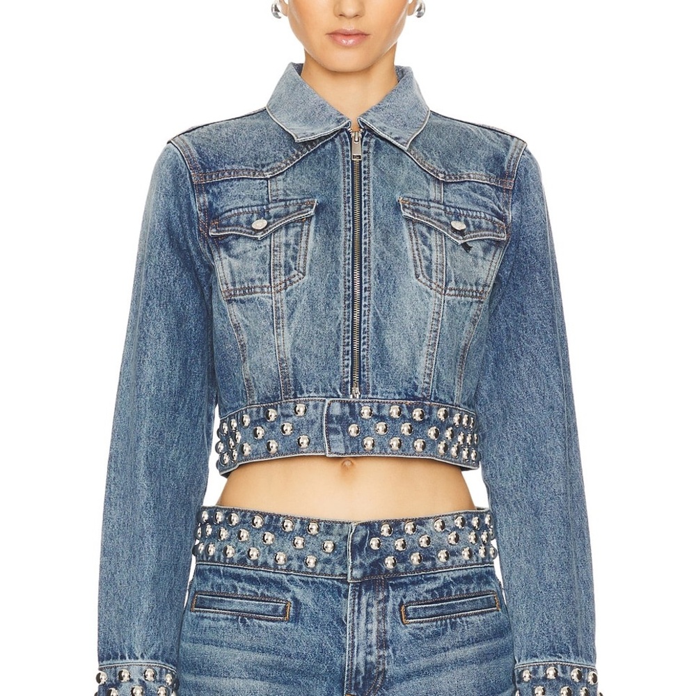 GRLFRND Drea Fitted Western Jacket in Nashville Suede